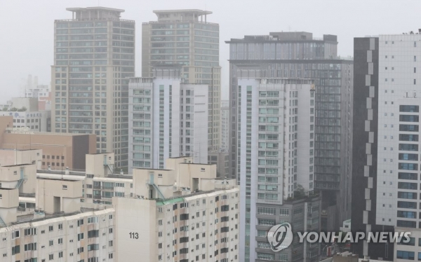 오피스텔이 몰려있는 서울 마포구 공덕동 일대 모습 