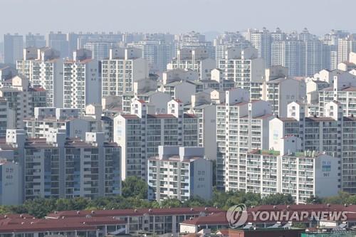 경기도 고양 일산 아파트 모습.