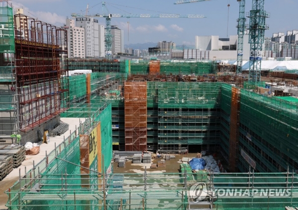 서울의 한 주택재개발정비사업 공사현장.