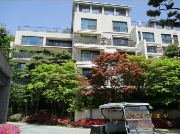 서울 용산구의 고급 아파트