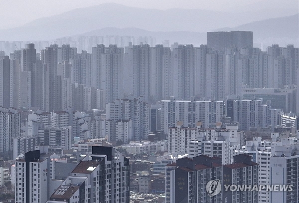 서울시내 아파트 단지 모습. 