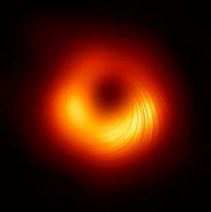 블랙홀 가장자리서 나오는 자기장 정체는...사상 첫 관측 주목
