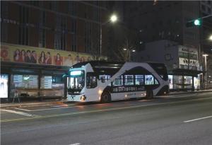 서울서 세계 최초 심야 자율주행버스 정기운행…4일 밤부터 합정∼동대문